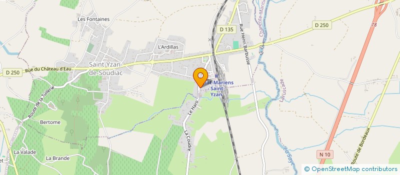 localisation de l'entreprise MONSIEUR JEAN TENDERO  SAINT-YZAN-DE-SOUDIAC