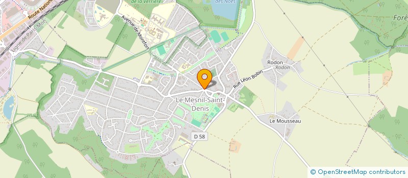 localisation de l'entreprise MONSIEUR JEAN TENEN  LE MESNIL-SAINT-DENIS