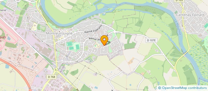 localisation de l'entreprise MONSIEUR JEAN TERASAS  MONTREUIL-JUIGNE