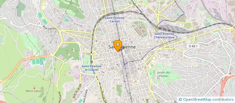 localisation de l'entreprise MONSIEUR JEAN TERAZZI à SAINT-ETIENNE