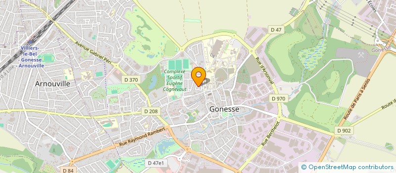 localisation de l'entreprise MONSIEUR JEAN TERNEUS à GONESSE