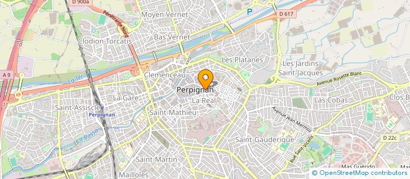 localisation de l'entreprise MONSIEUR JEAN TERRADAS à PERPIGNAN