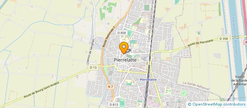 localisation de l'entreprise MONSIEUR JEAN TERRASSE à PIERRELATTE