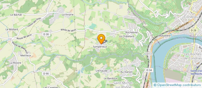 localisation de l'entreprise MONSIEUR JEAN TERRAT  VERIN