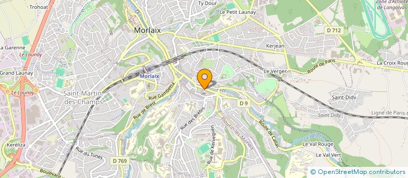 localisation de l'entreprise MONSIEUR JEAN TERTRE à MORLAIX