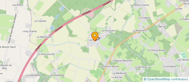 localisation de l'entreprise MONSIEUR JEAN TERTRIN  LE CELLIER