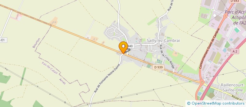 localisation de l'entreprise MONSIEUR JEAN TERWAGNE  RAILLENCOURT-SAINTE-OLLE