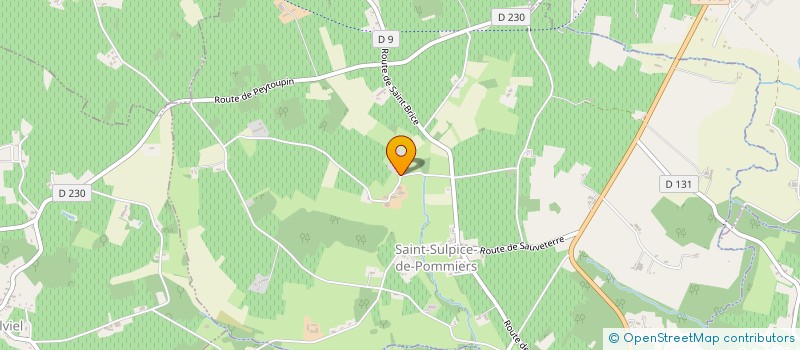 localisation de l'entreprise MONSIEUR JEAN TERZARIOL  SAINT-SULPICE-DE-POMMIERS