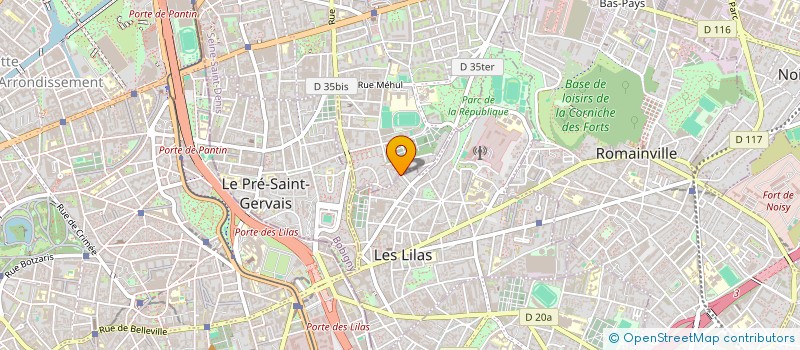 localisation de l'entreprise MONSIEUR JEAN TERZIBACHIAN à LES LILAS