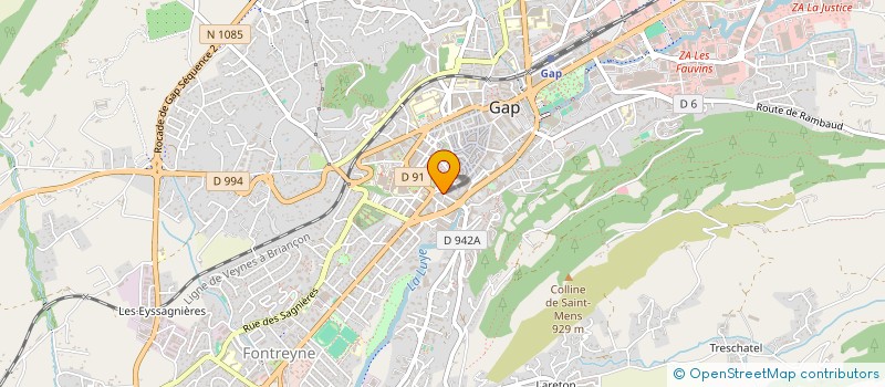 localisation de l'entreprise MONSIEUR JEAN TESNIERE  GAP