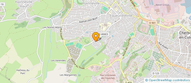 localisation de l'entreprise MONSIEUR JEAN TESSON  CHERBOURG-EN-COTENTIN