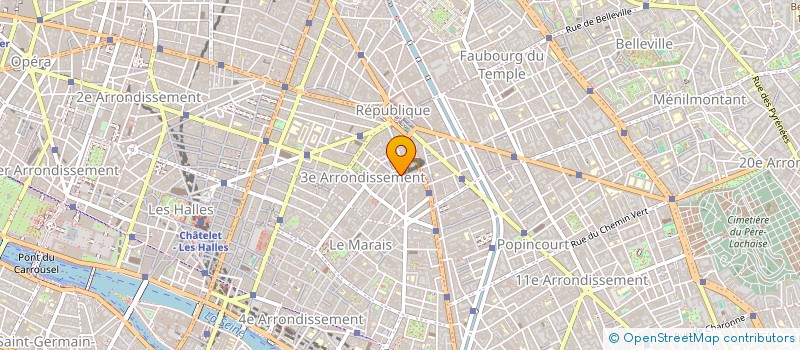 localisation de l'entreprise MONSIEUR JEAN TESTU  PARIS