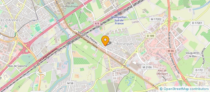 localisation de l'entreprise MONSIEUR JEAN TESTU à LATTES