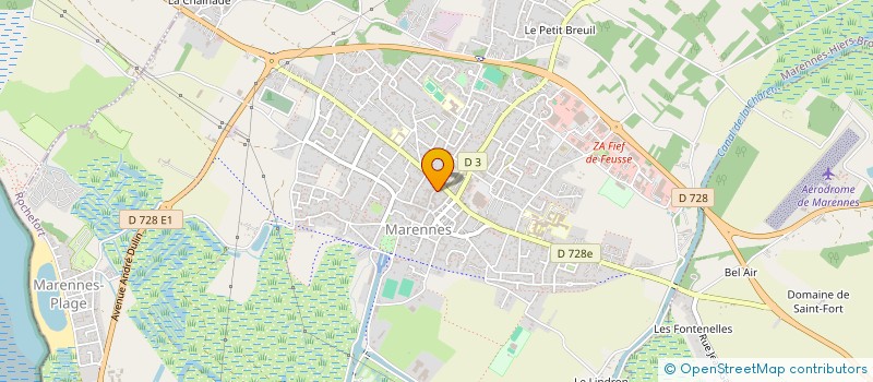 localisation de l'entreprise MONSIEUR JEAN TETAUD  MARENNES-HIERS-BROUAGE