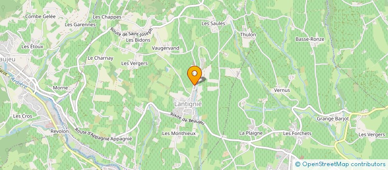 localisation de l'entreprise MONSIEUR JEAN TETE  VERNAY