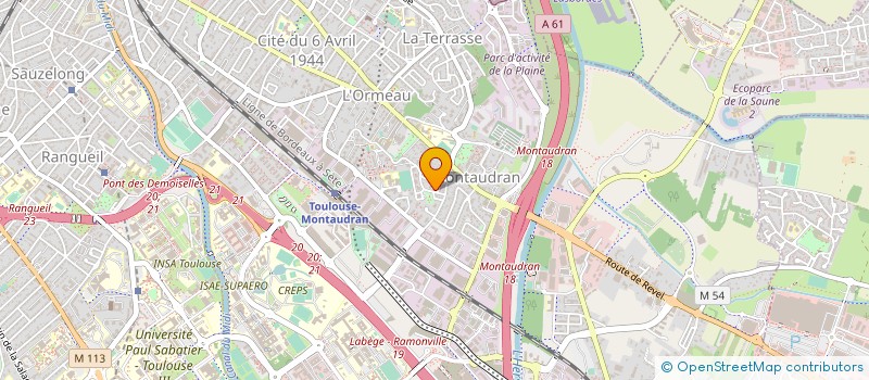 localisation de l'entreprise MONSIEUR JEAN TEULAT à TOULOUSE