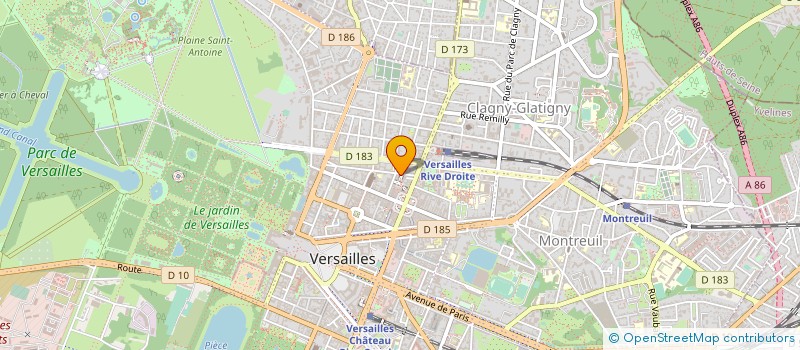 localisation de l'entreprise MONSIEUR JEAN TEULIERE à VERSAILLES