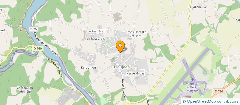 localisation de l'entreprise MONSIEUR JEAN TEURNIER à MORLAIX