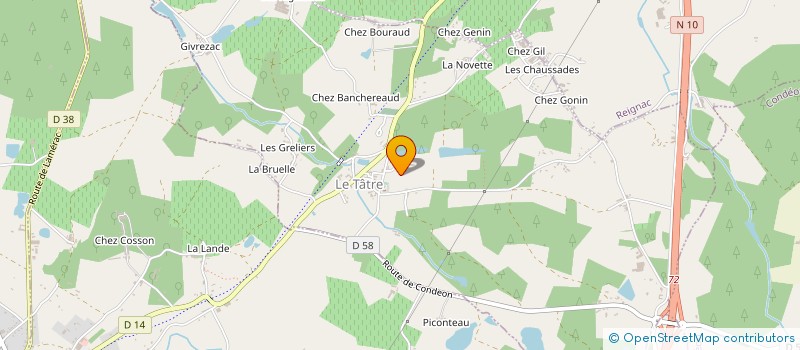 localisation de l'entreprise MONSIEUR JEAN TEXIER à LE TATRE