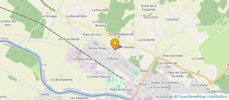localisation de l'entreprise MONSIEUR JEAN TEXIER à DESCARTES