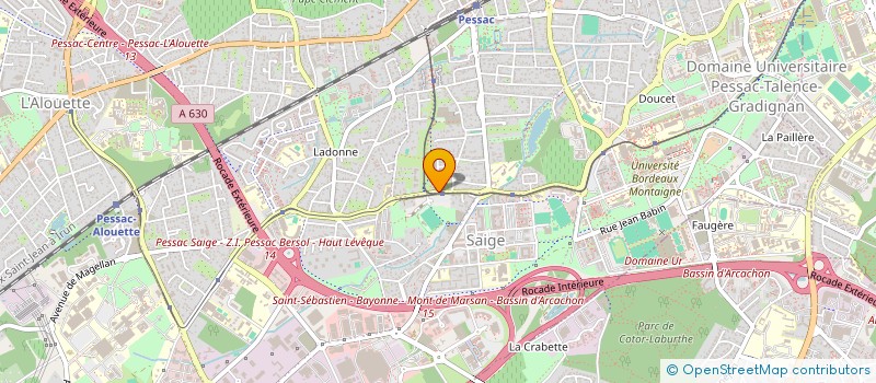 localisation de l'entreprise MONSIEUR JEAN TEXIER  PESSAC