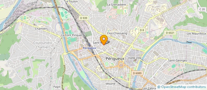 localisation de l'entreprise MONSIEUR JEAN TEYSSANDIER  PERIGUEUX