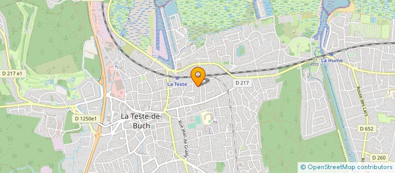 localisation de l'entreprise MONSIEUR JEAN TEYSSIER à LA TESTE-DE-BUCH