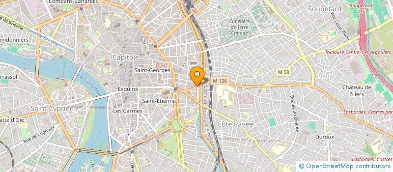localisation de l'entreprise MONSIEUR JEAN THALAMAS à TOULOUSE