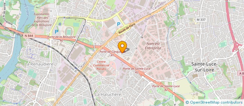 localisation de l'entreprise MONSIEUR JEAN THAPON à NANTES
