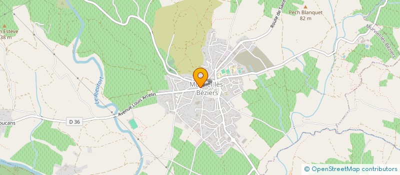 localisation de l'entreprise MONSIEUR JEAN THERESE  MURVIEL-LES-BEZIERS