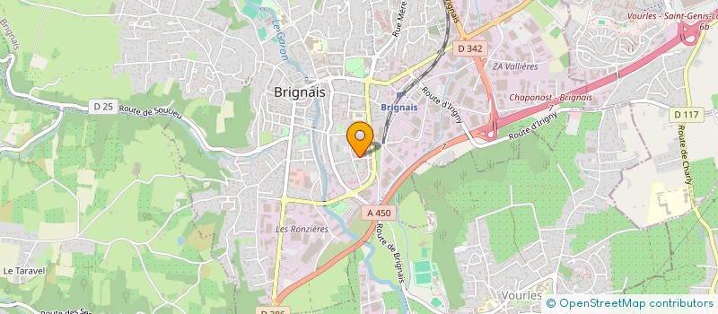 localisation de l'entreprise MONSIEUR JEAN THERET  BRIGNAIS