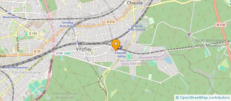 localisation de l'entreprise MONSIEUR JEAN THERY à VIROFLAY