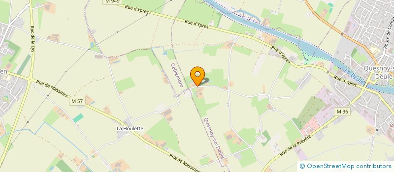 localisation de l'entreprise MONSIEUR JEAN THEVE à QUESNOY-SUR-DEULE