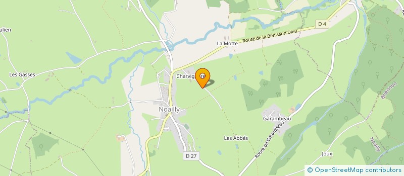 localisation de l'entreprise MONSIEUR JEAN THEVENET  NOAILLY