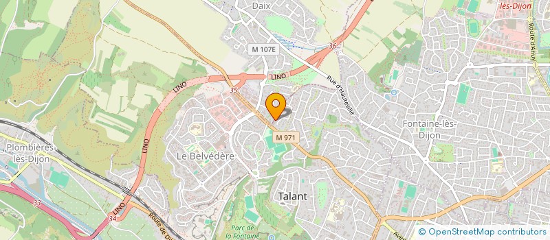 localisation de l'entreprise MONSIEUR JEAN THEVENIN à TALANT