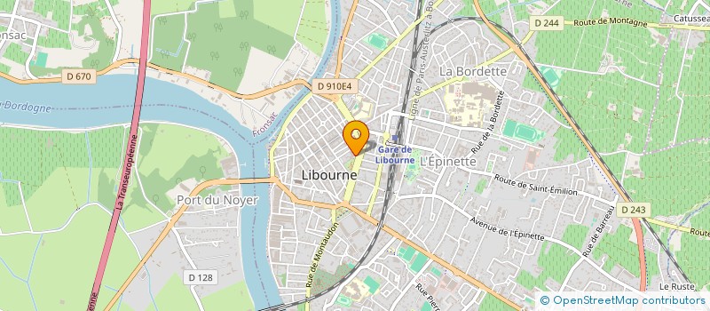localisation de l'entreprise MONSIEUR JEAN THEVENON à LIBOURNE