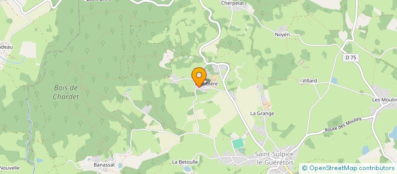 localisation de l'entreprise MONSIEUR JEAN THEVENOT à SAINTE-FEYRE