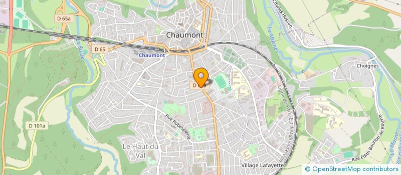 localisation de l'entreprise MONSIEUR JEAN THEVENOT à CHAUMONT
