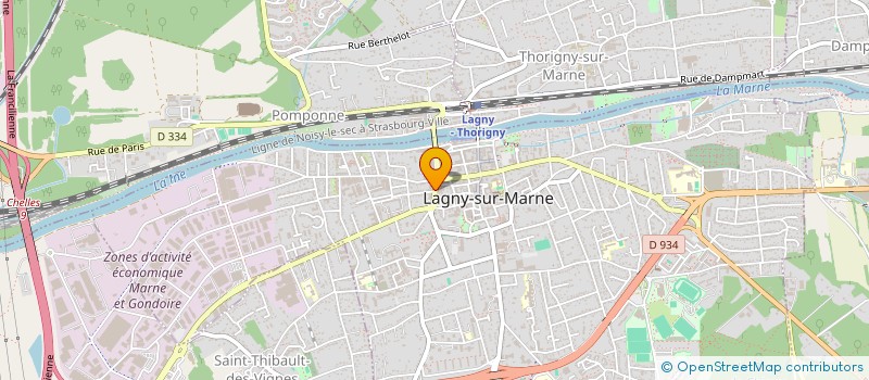 localisation de l'entreprise MONSIEUR JEAN THEVIN  LAGNY-SUR-MARNE