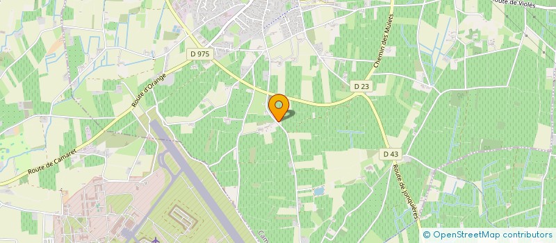 localisation de l'entreprise MONSIEUR JEAN THEVOT  CAMARET-SUR-AIGUES