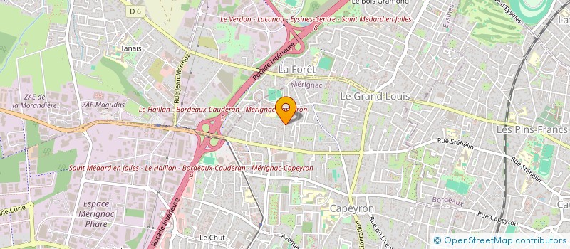 localisation de l'entreprise MONSIEUR JEAN THEYS  MERIGNAC