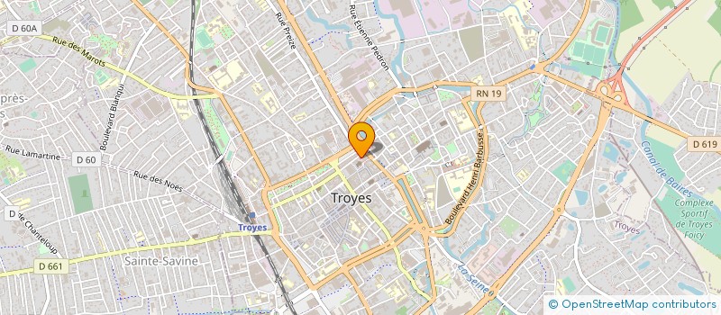 localisation de l'entreprise MONSIEUR JEAN THEZE à TROYES
