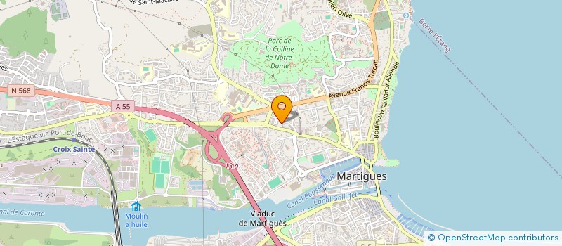 localisation de l'entreprise MONSIEUR JEAN THIBAUD à MARTIGUES