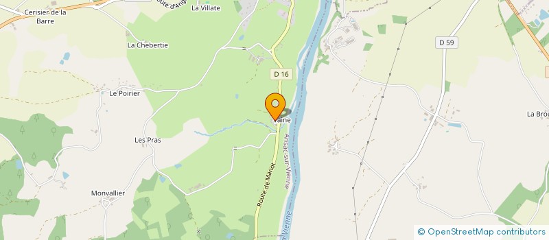 localisation de l'entreprise MONSIEUR JEAN THIBAUD  ANSAC-SUR-VIENNE