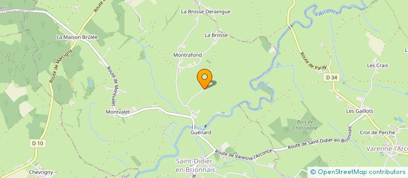 localisation de l'entreprise MONSIEUR JEAN THIBAUDIER à SAINT-DIDIER-EN-BRIONNAIS