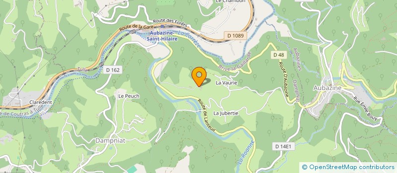 localisation de l'entreprise MONSIEUR JEAN THIBAULT DE LA CARTE à DAMPNIAT