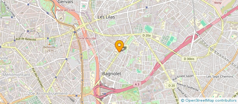 localisation de l'entreprise MONSIEUR JEAN THIBAUT à BAGNOLET