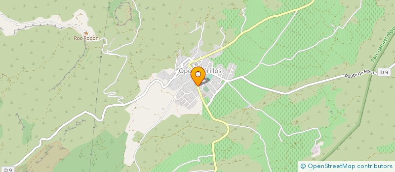 localisation de l'entreprise MONSIEUR JEAN THIBEAUDAU  OPOUL-PERILLOS