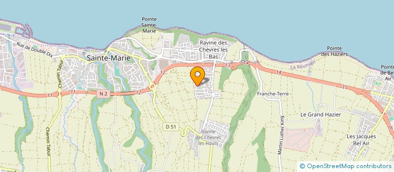 localisation de l'entreprise MONSIEUR JEAN THIBURCE à SAINTE-MARIE