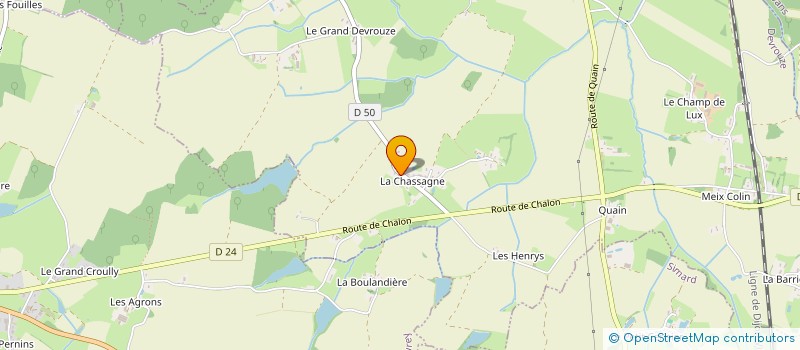 localisation de l'entreprise MONSIEUR JEAN THIEBAUD  DEVROUZE